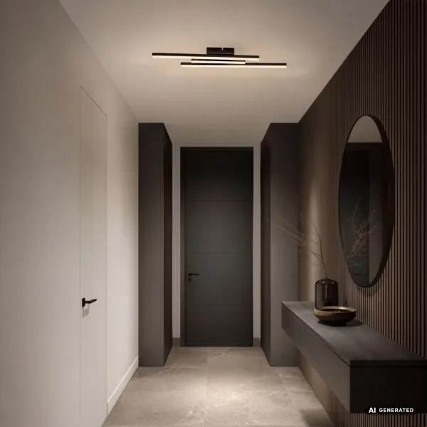 Rabalux 71528 - LED Stropné svietidlo LIRIEN LED/18W/230V 3000K čierna