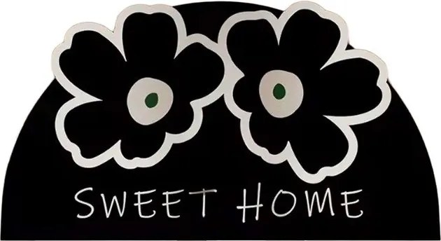 Čierna kúpeľňová predložka 60x100 cm Miedo – Foutastic