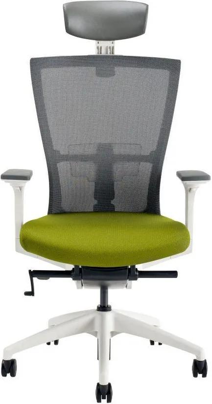 OFFICE PRO bestuhl -  bestuhl Kancelárska stolička MERENS WHITE SP zelená