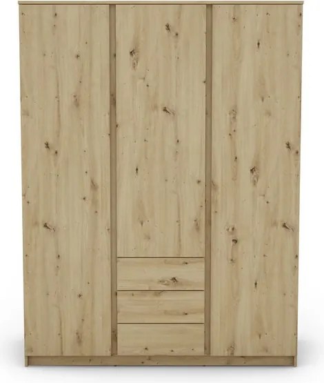 Šatníková skriňa Carlos, dub artisan, 152 cm