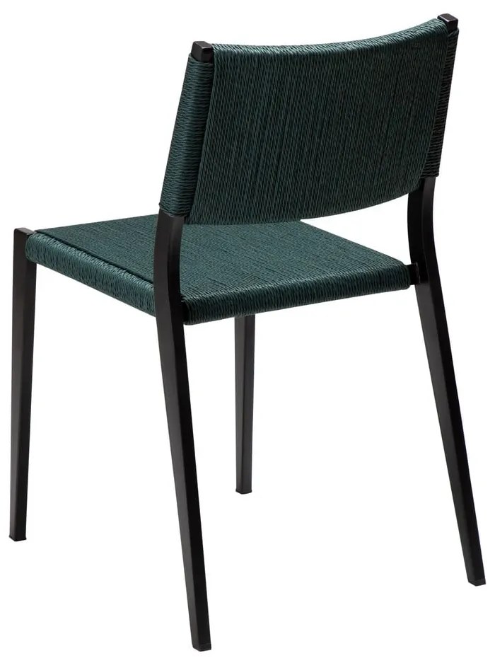 Tyrkysovomodrá jedálenská stolička Loop – DAN-FORM Denmark