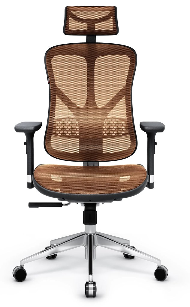 Ergonomické kreslo Diablo V-Basic, čierno-oranžové
