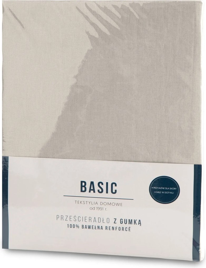 RENFORCÉ PRESTIERADLO BASIC 100X200 CM BÉŽOVÉ