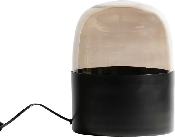 Čierna stolová stojaca lampa BePureHome Dome, ø 22 cm