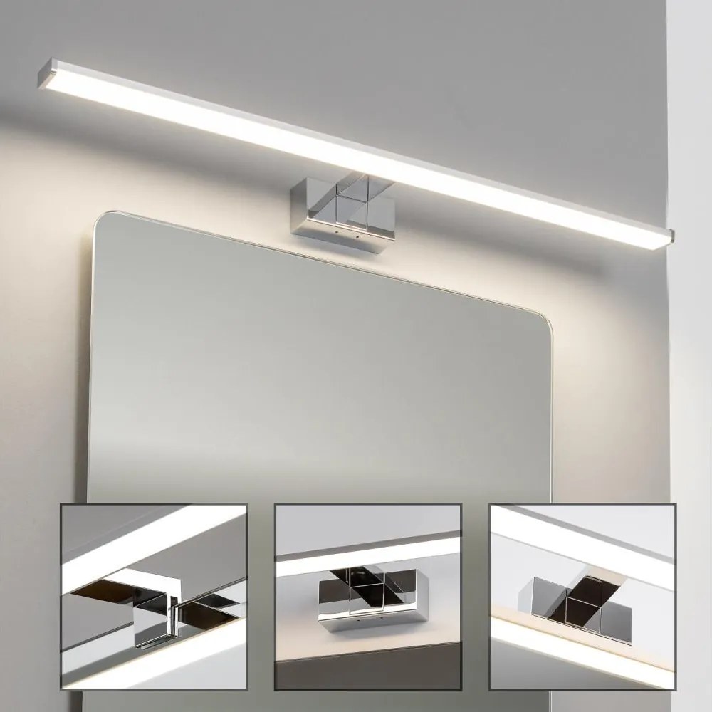 Brilagi - LED osvetlenie zrkadla do kúpeľne VESTRA LED/15W/230V 80 cm IP44 chróm