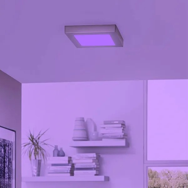 Eglo 96679 - LED RGBW stmievateľné stropné svietidlo FUEVA-C LED/15,6W/230V BT