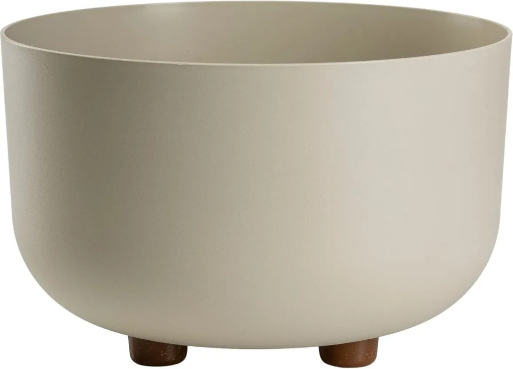 PLASTOVÝ KVETINÁČ TERRA 27X17 CM BÉŽOVÁ