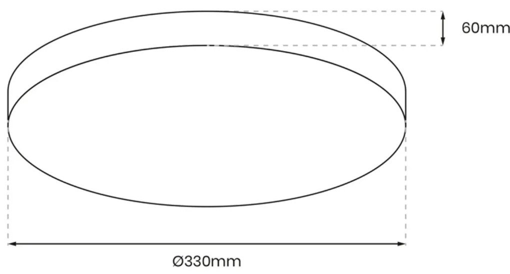 Stropné LED svietidlo MAYA, 1xLED 15W, (biely plast), G