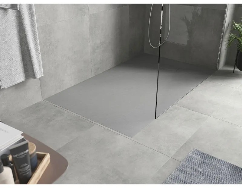 Mexen Hugo, SMC obdĺžniková sprchová vanička 150 x 90 cm, šedá, 42619015