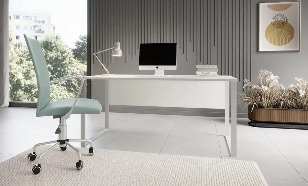 Písací stôl Amanda, biely