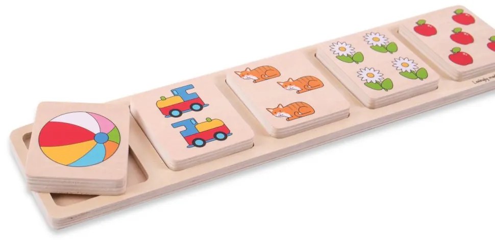 Bigjigs Toys Vkladacie puzzle počítanie