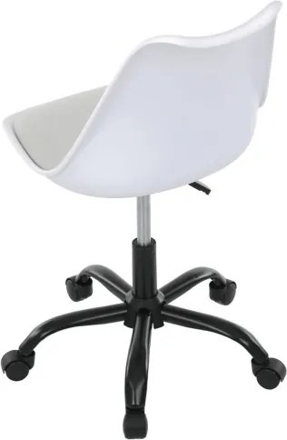 Kancelárska stolička biela KA-X7055 WT