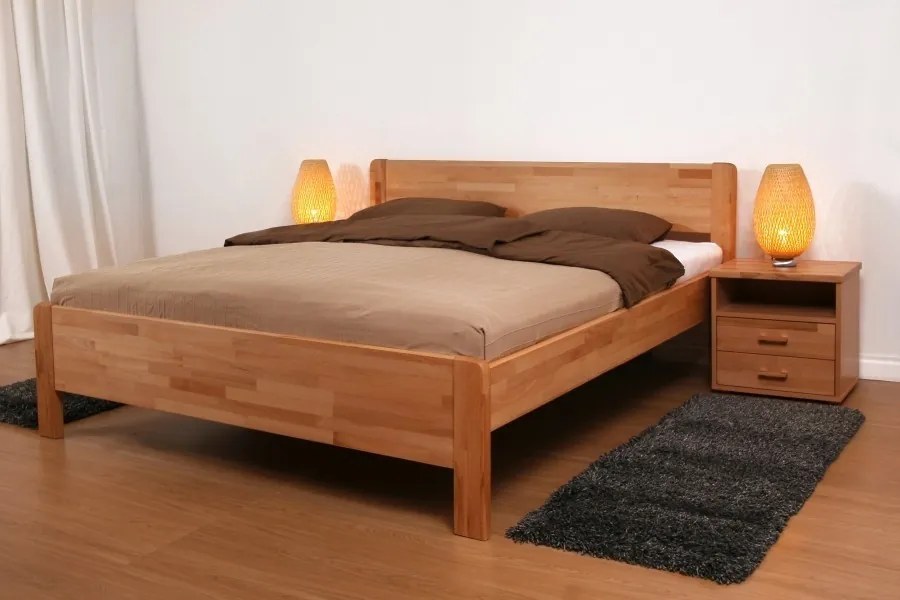 BMB SOFI - masívna buková posteľ 90 x 190 cm, buk masív