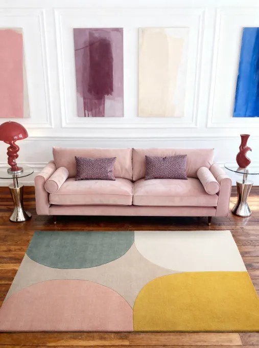 Koberec Ted Baker Westminster Cecil béžový / viacfarebný