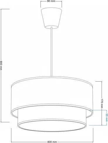 Brilagi - LED detský luster na lanku BOBO 1xE27/60W/230V pr. 40 cm ružový/víly