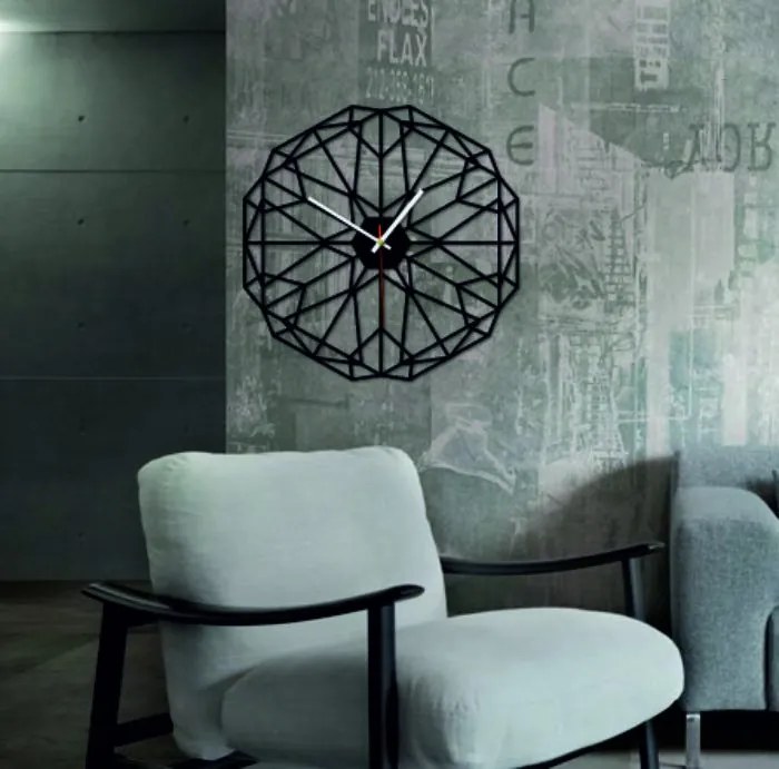 SENTOP | Nástenné hodiny geometrické plexisklo TOMARR l SENTOP X0097 PLEXI SKLO analógové