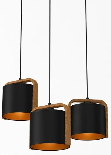 Luster na lanku JONKO 3xE27/60W/230V