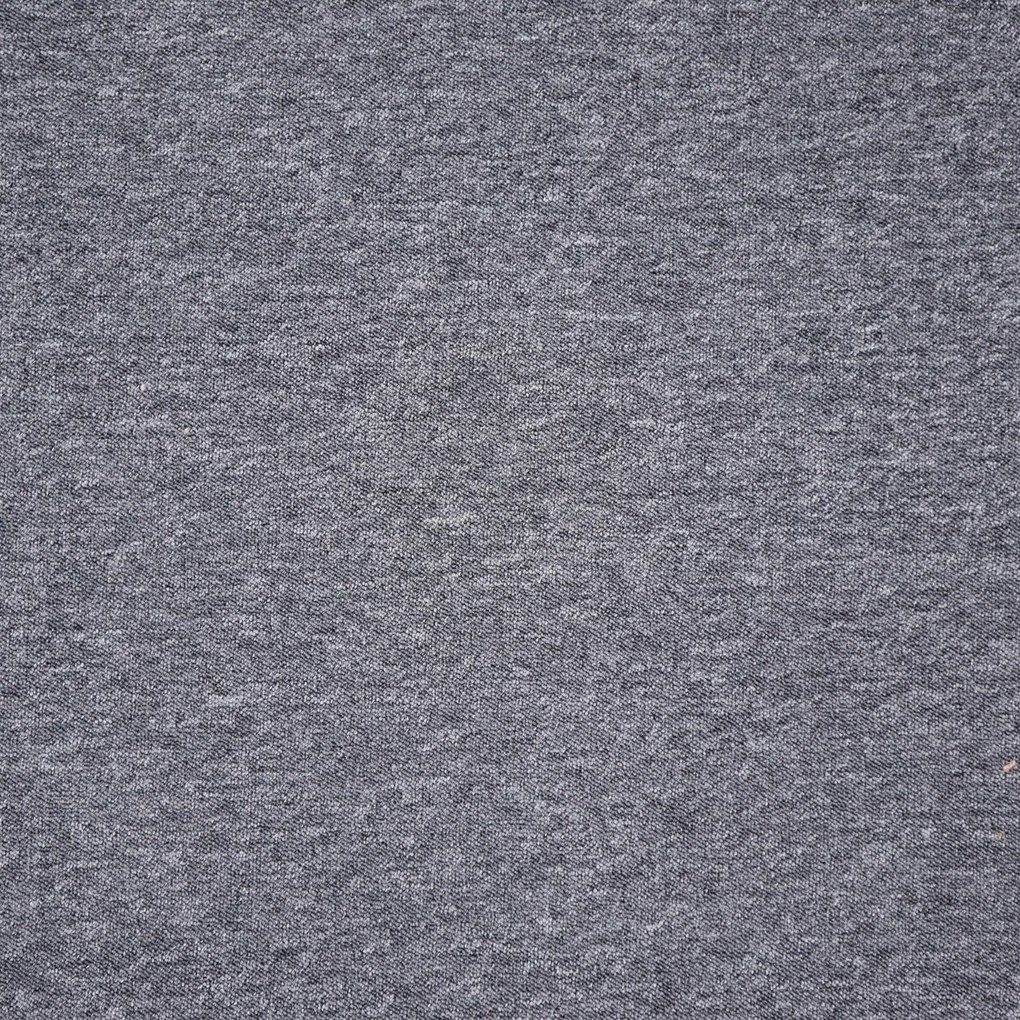 Betap, Metrážny koberec Vienna 78, na mieru, šíře 4m, šedá, ab (mriežka), chodba / predsieň