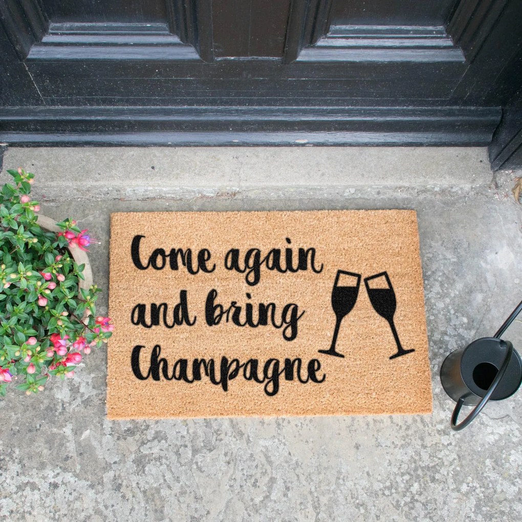 Artsy Doormats Rohožka Bring Champagne