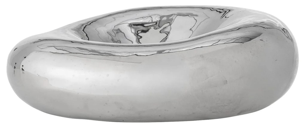 Bloomingville Dekoratívna miska Shine Silver