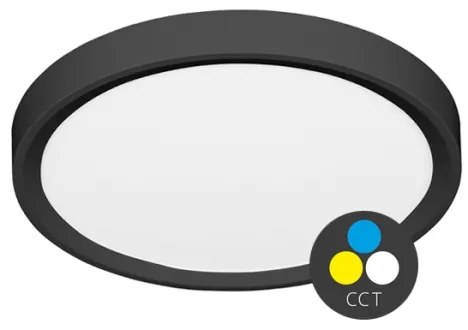 Ecolite W007-CCT/32W/CR - LED Stropné svietidlo SALY LED/32W/230V IP40 čierna