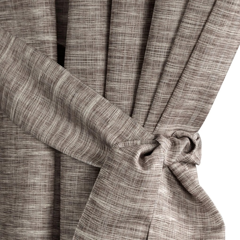 ZÁHRADNÝ VODEODOLNÝ ZÁVES NA PÁSKE GARDEN 155X200 CM HNEDÁ