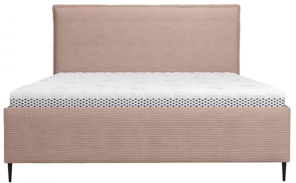 Čalúnená posteľ Alecias Corduroy, Dostupné poťahy: Poso 100, Rozmer postele: 140x200