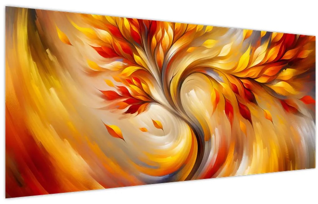 Obraz - Jesenný strom (120x50 cm)