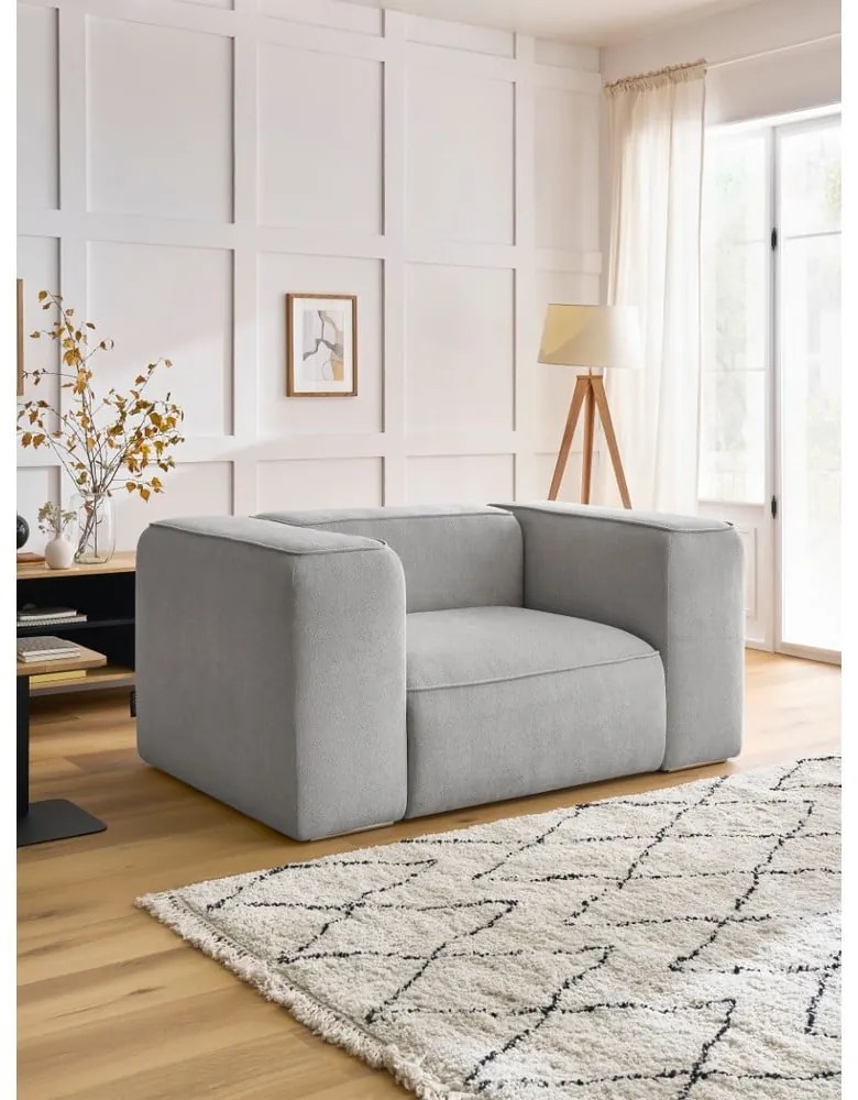 Svetlosivé kreslo Zephyr – Bobochic Paris