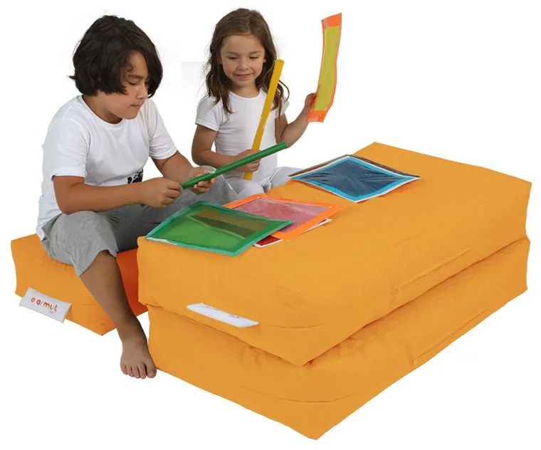 Sedací vak Kiddo (Oranžová). Vlastná spoľahlivá doprava až k Vám domov. 1073221