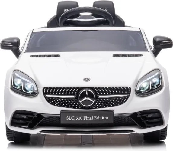 LEAN CARS Elektrické autíčko Mercedes SLC 300 LED MP3 biele