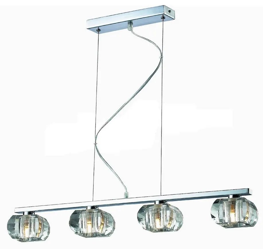 Azzardo AZ0493 - Luster na lanku RUBIC 4xG9/40W/230V