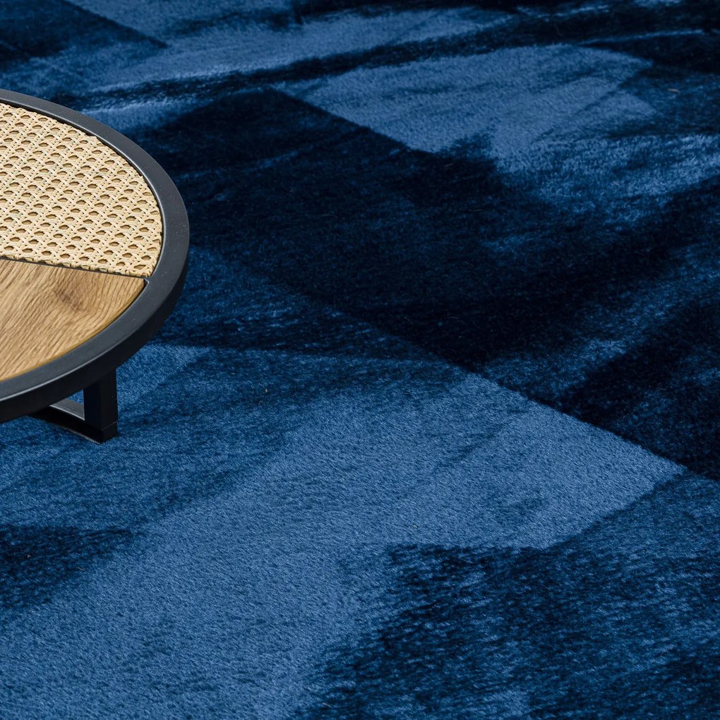 Dywany Łuszczów, Kusový koberec Visco Rabbit Dark blue 10, 200x290, modrá, detská izba