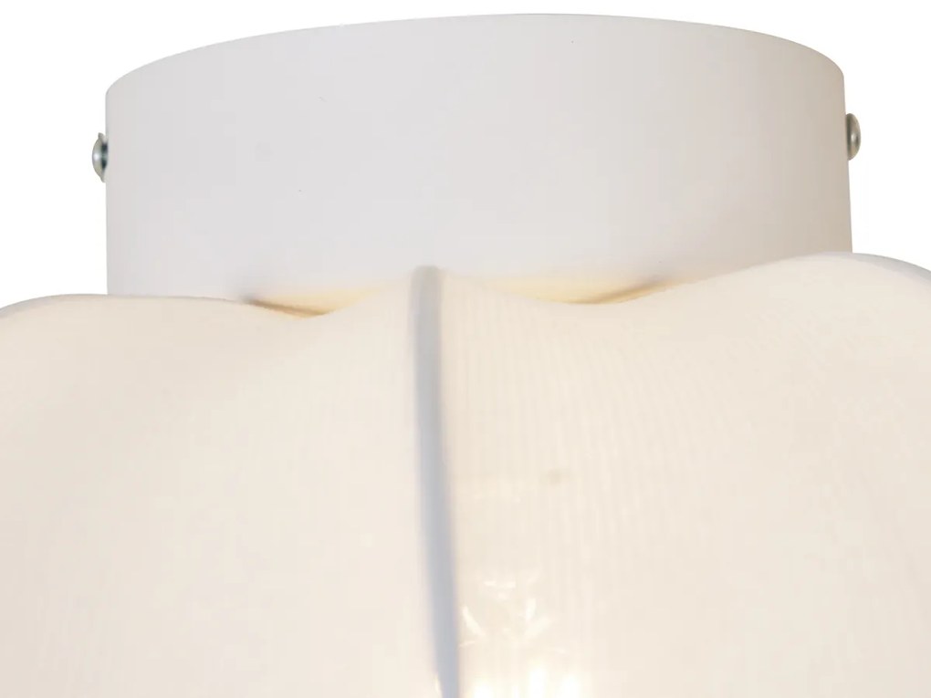 Japandi stropné svietidlo biele 37 cm - Plu Asyesha