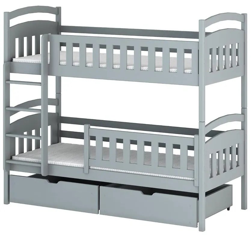 Posteľ Ignas 90x200 grey