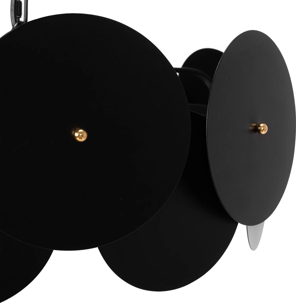 Toolight Toolight, kovové stropné svietidlo 3xE27 APP1307-CP, čierna, OSW-00945