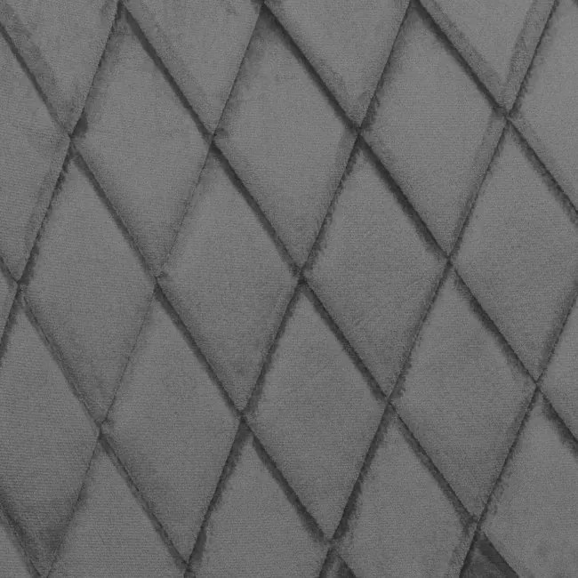 Jedálenská stolička DEXTER zamatová, grafitová