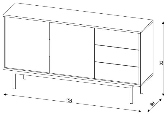 Komoda ELI béžová