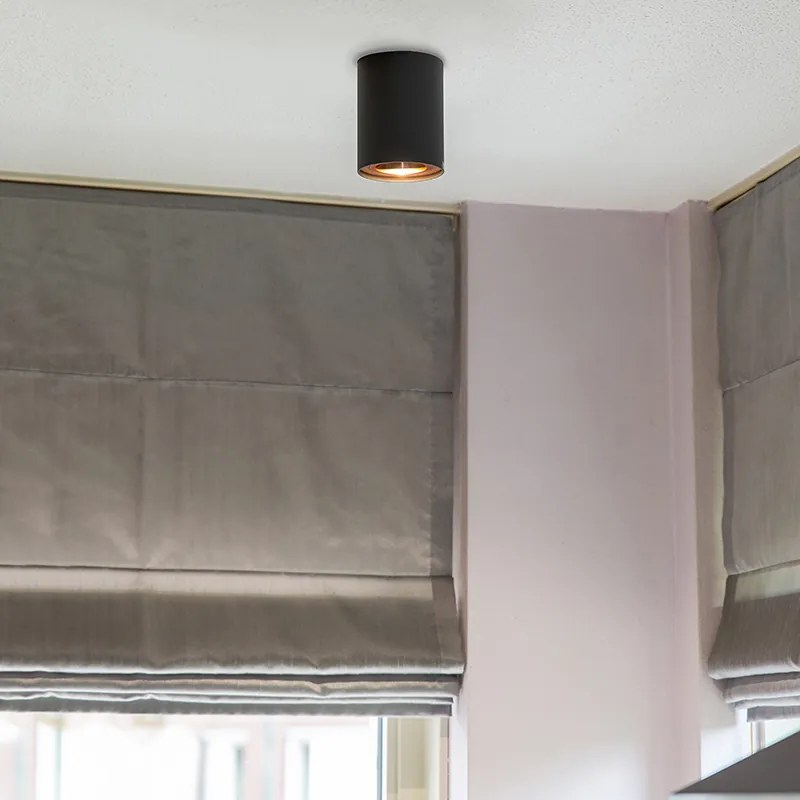 Inteligentný reflektor sivý s meďou vrátane svetelného zdroja GU10 WiFi - Rondoo Up