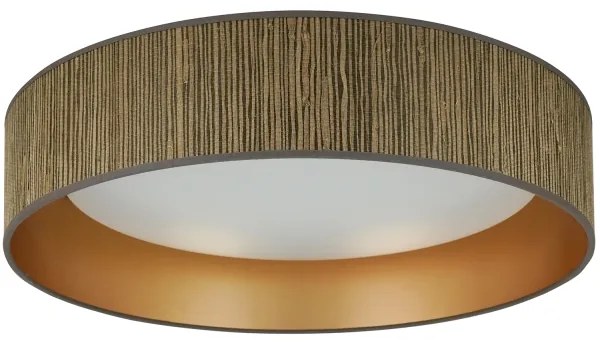 Brilagi - LED Stropné svietidlo BOSTON ROLLER LED/24W/230V pr. 45 cm hnedá/zlatá