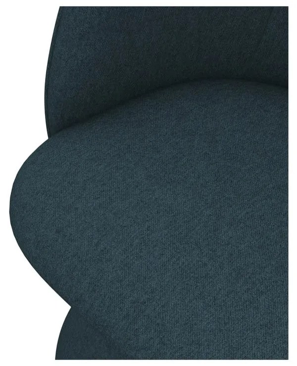 Čalúnené jedálenské kreslo v petrolejovej farbe Maia – Makamii