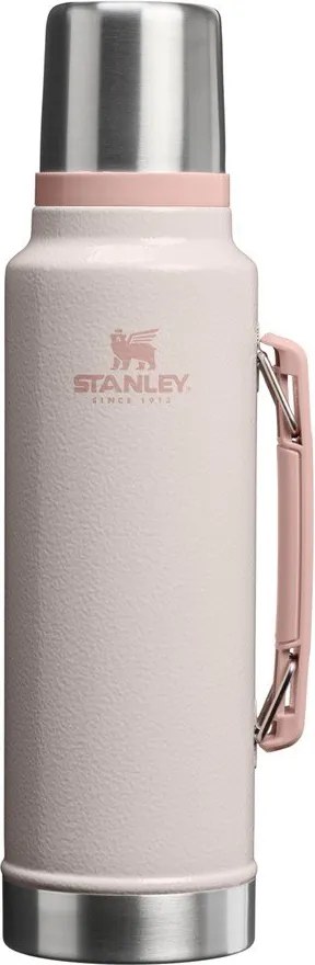 Svetloružová termoska z nehrdzavejúcej ocele 1,4 l Legendary Classic Bottle Hammertone Rose Quartz – Stanley