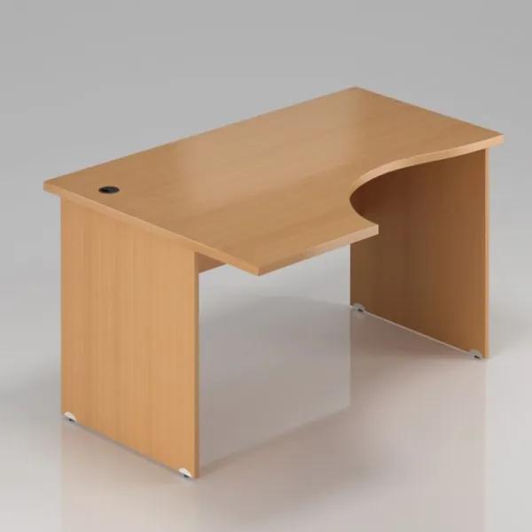 Ergonomický stôl Visio 160 x 70/100 cm, ľavý buk