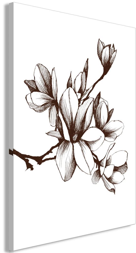 Artgeist Obraz - Renaissance Magnolias (1 Part) Vertical Veľkosť: 60x90, Verzia: Premium Print