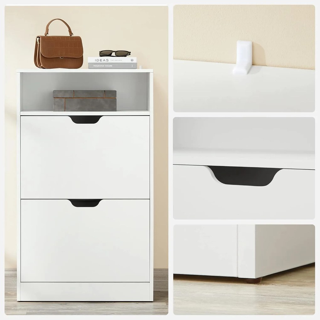 Botník Vasagle Cast II biely