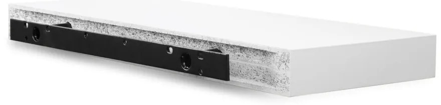 Biela polička TemaHome Balda, šírka 90 cm