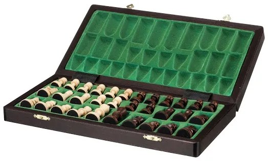 ČistéDrevo Veľké magnetické drevené šachy