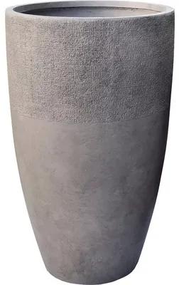 Kvetináč váza Lafiora Sober Clayfiber Ø 45 x 76 cm hnedý