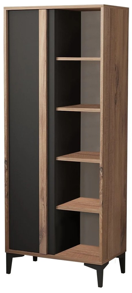 Súprava nábytku do obývačky Lacin borovica Atlantic/antracit