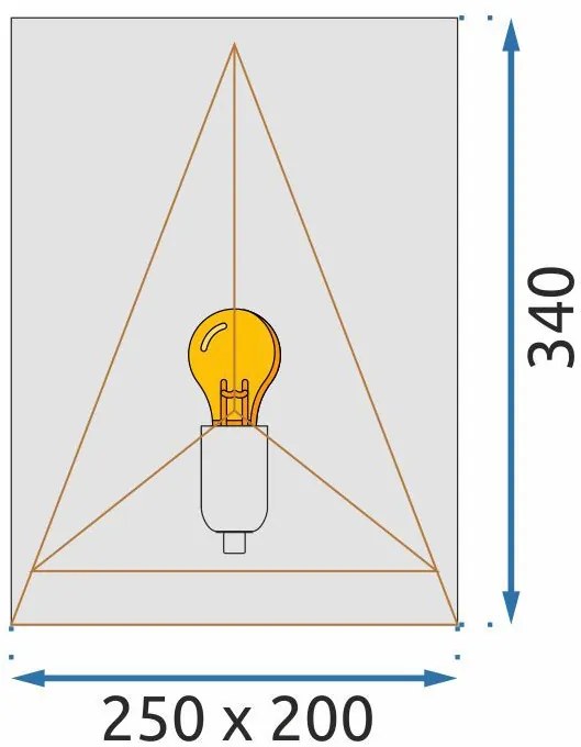 Toolight, nástenné svietidlo 1xE27 APP1095-1W, čierna, OSW-04411